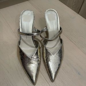 Dolce Vita metallic kitten heel